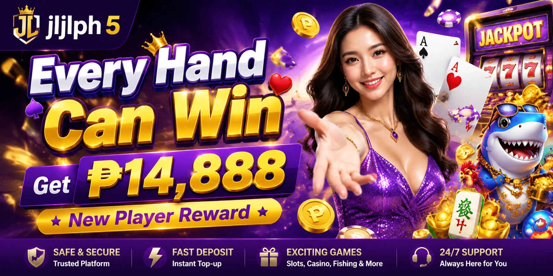 Online poker hero image for Filipino players